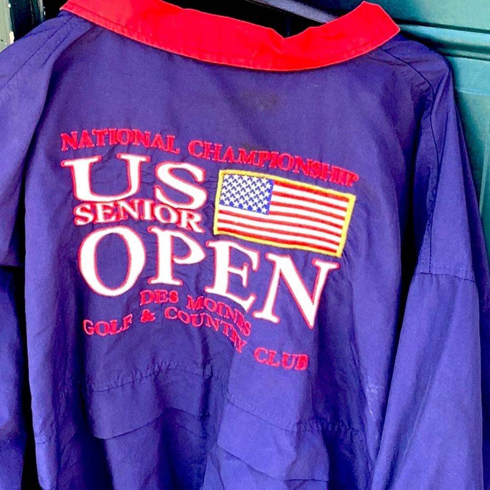 🏌U.S. OPEN 1999 Des Moines GOLF  COUNTRY CLUB STARBUS WIND BREAKER SZ XL UNISEX